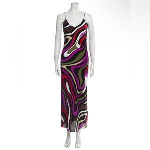 Pucci Marmo Print Silk Dress